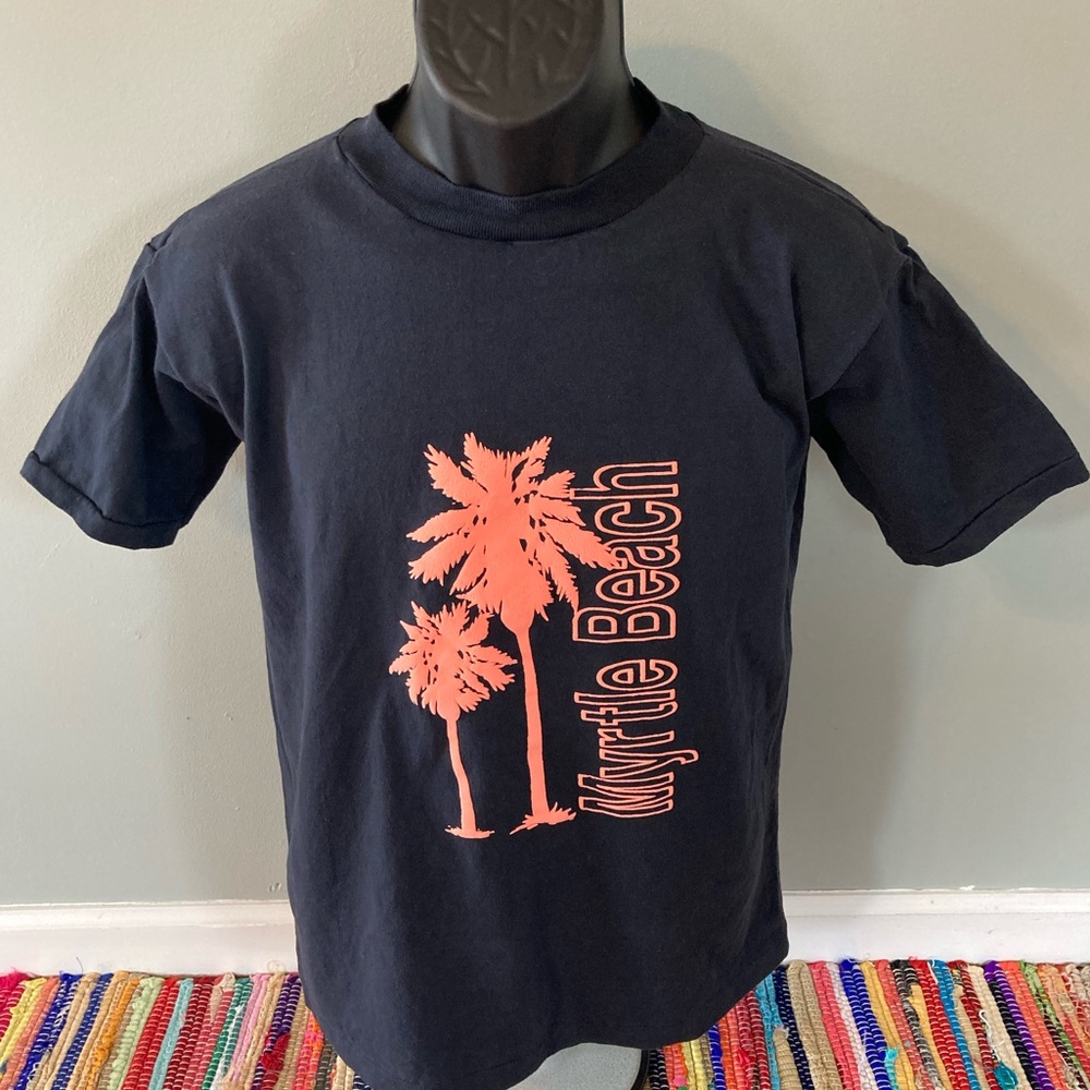 80s Neon Myrtle Beach Shirt Spring Break Large